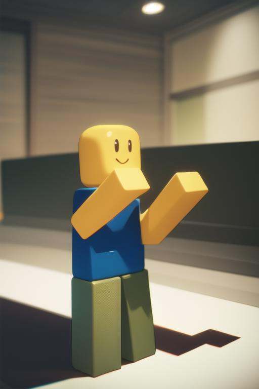 noob,  solo,  standing on Tensor.Art