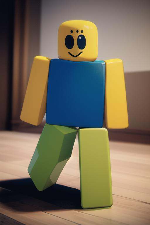 noob,  solo,  standing on Tensor.Art