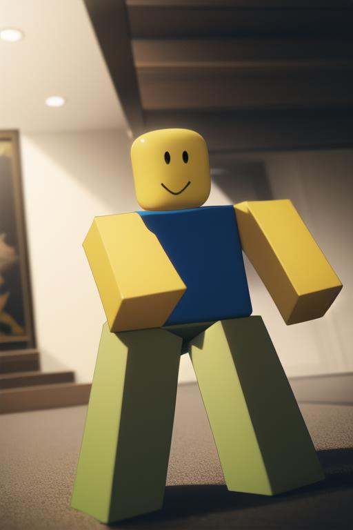 noob,  solo,  standing on Tensor.Art
