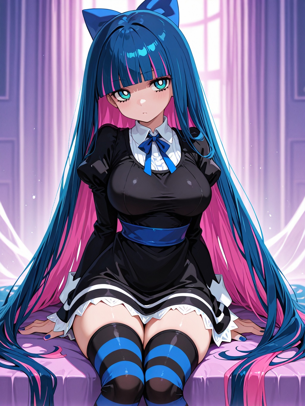 stocking \(psg\),  panty & stocking with garterbelt,  1girl on Tensor.Art