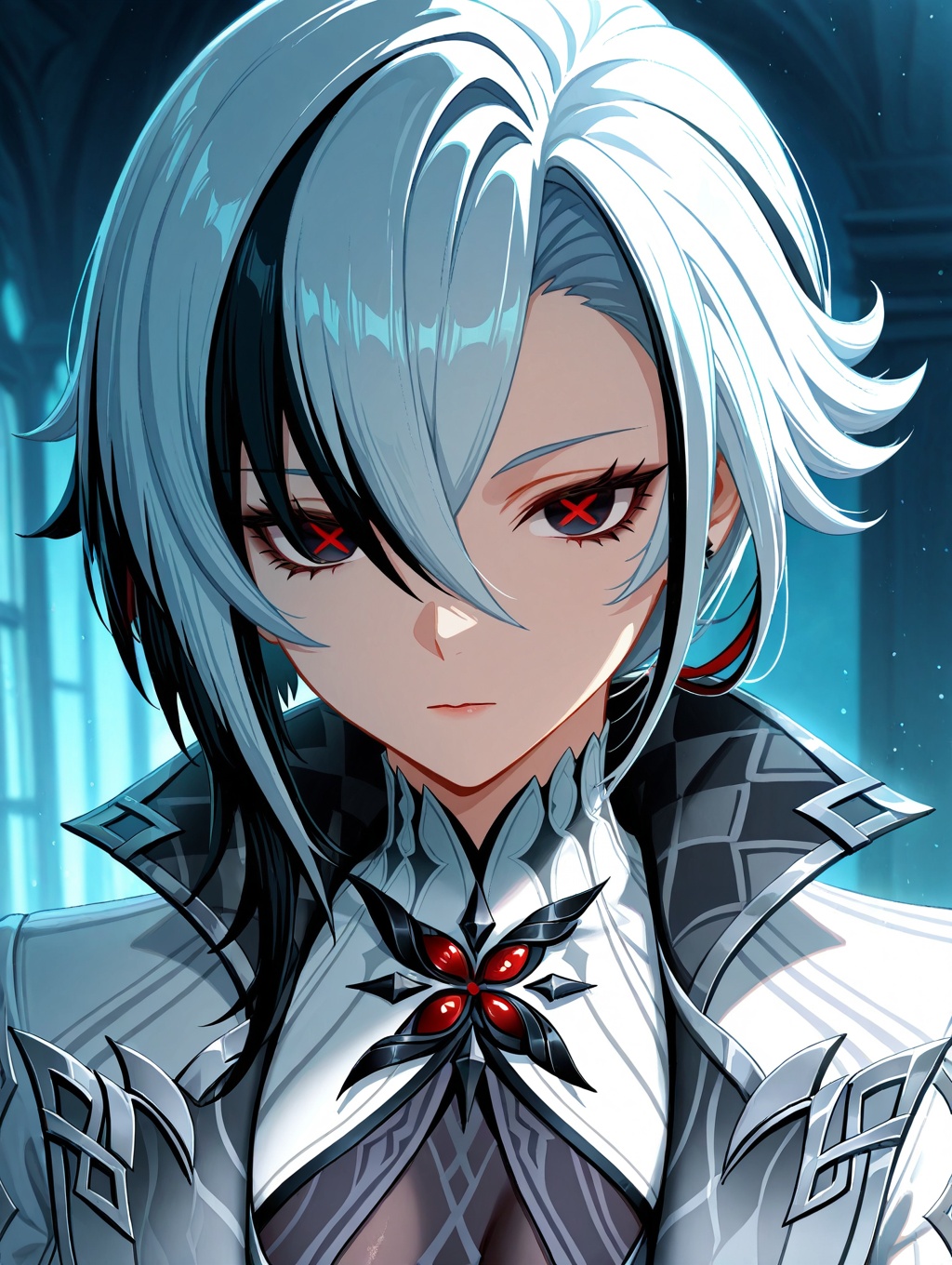 arlecchino \(genshin impact\),  genshin impact,  1girl on Tensor.Art