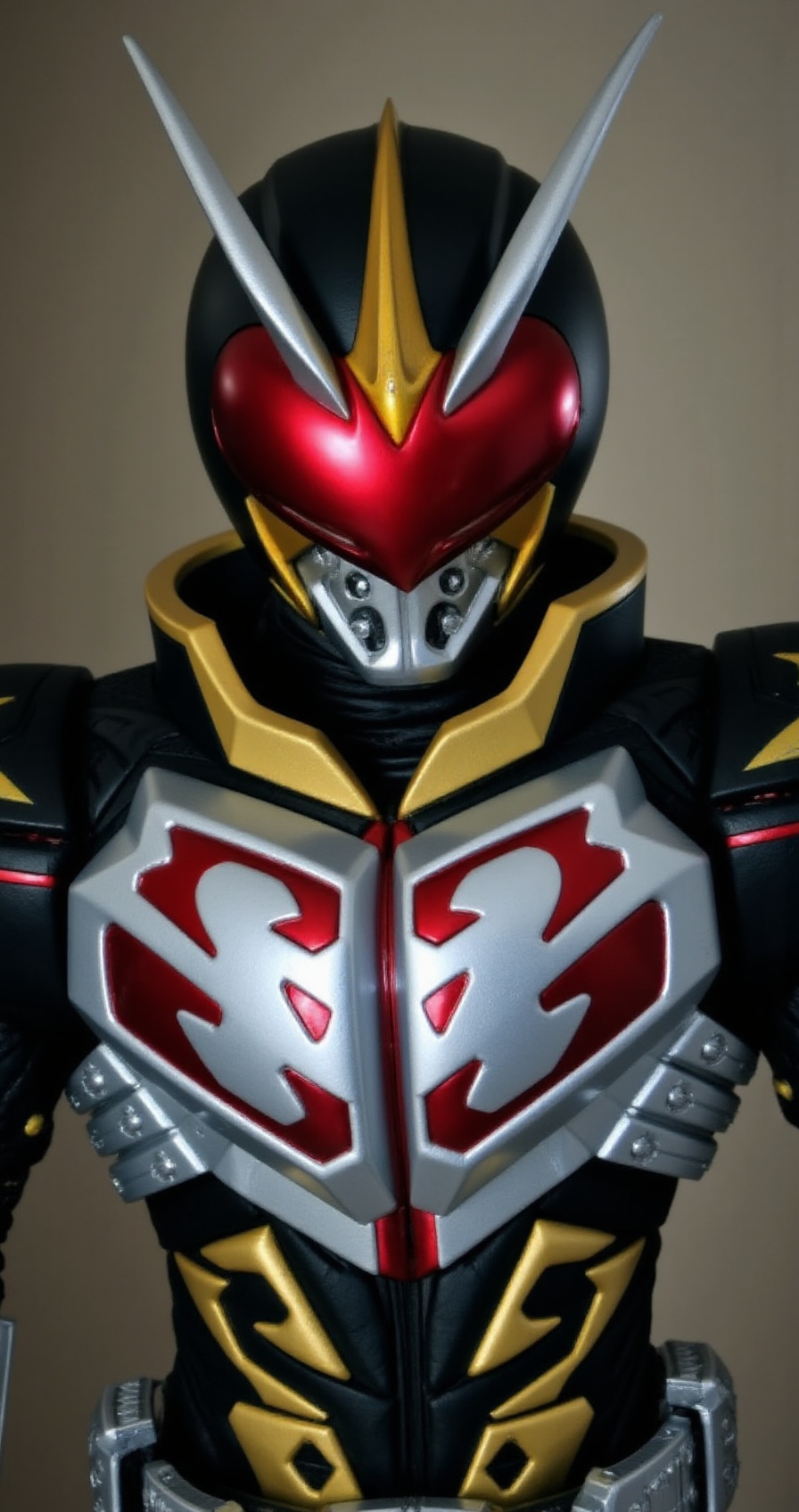 chaliceRider,  close-up portrait,  crimson glowing visor on Tensor.Art