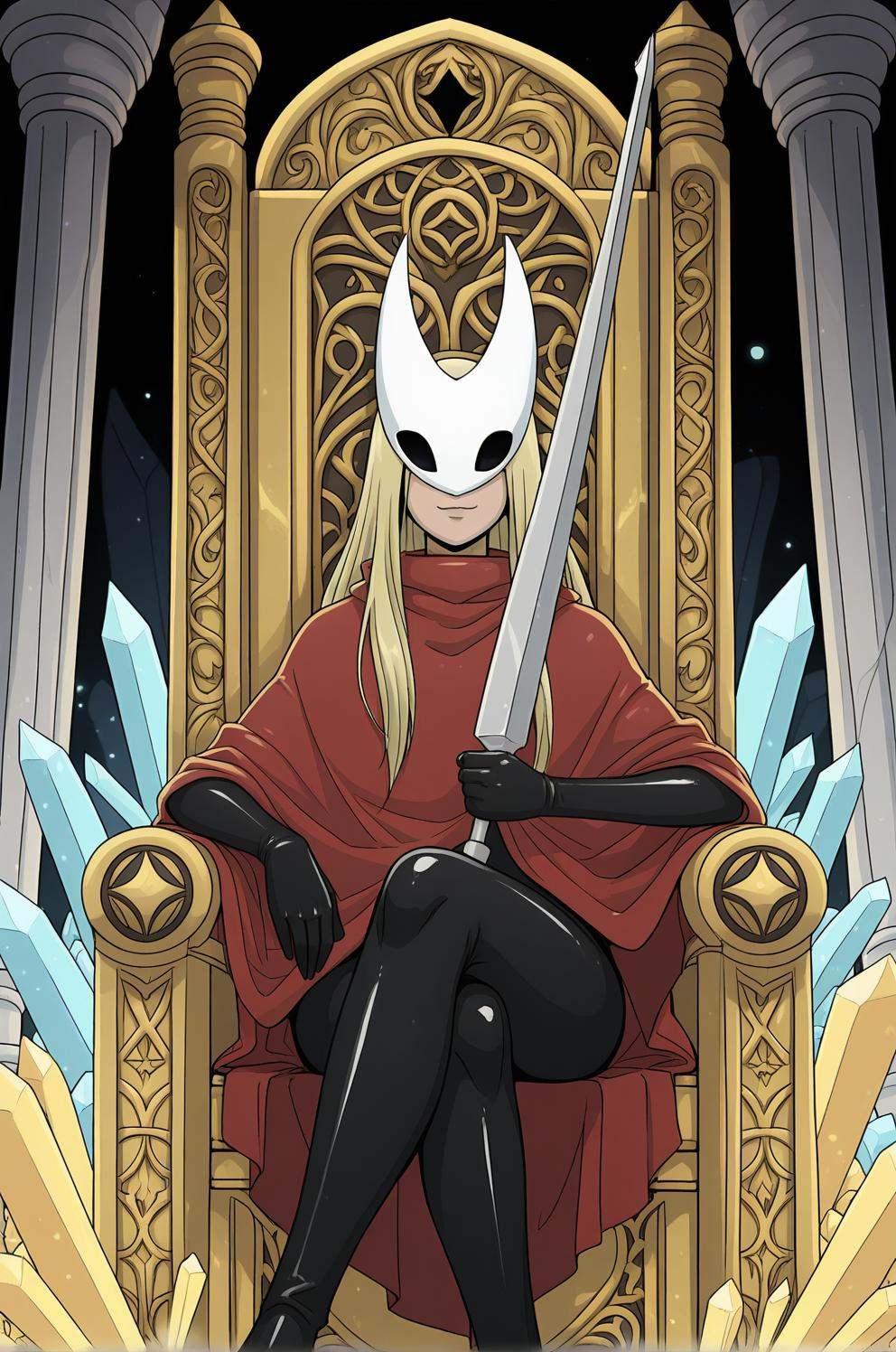 masterpiece,  high quality,  hornet \(hollow knight\) on Tensor.Art