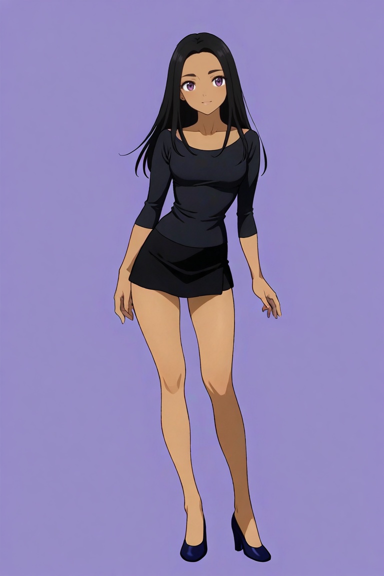 sara_crispino,  dark-skinned female,  black hair on Tensor.Art