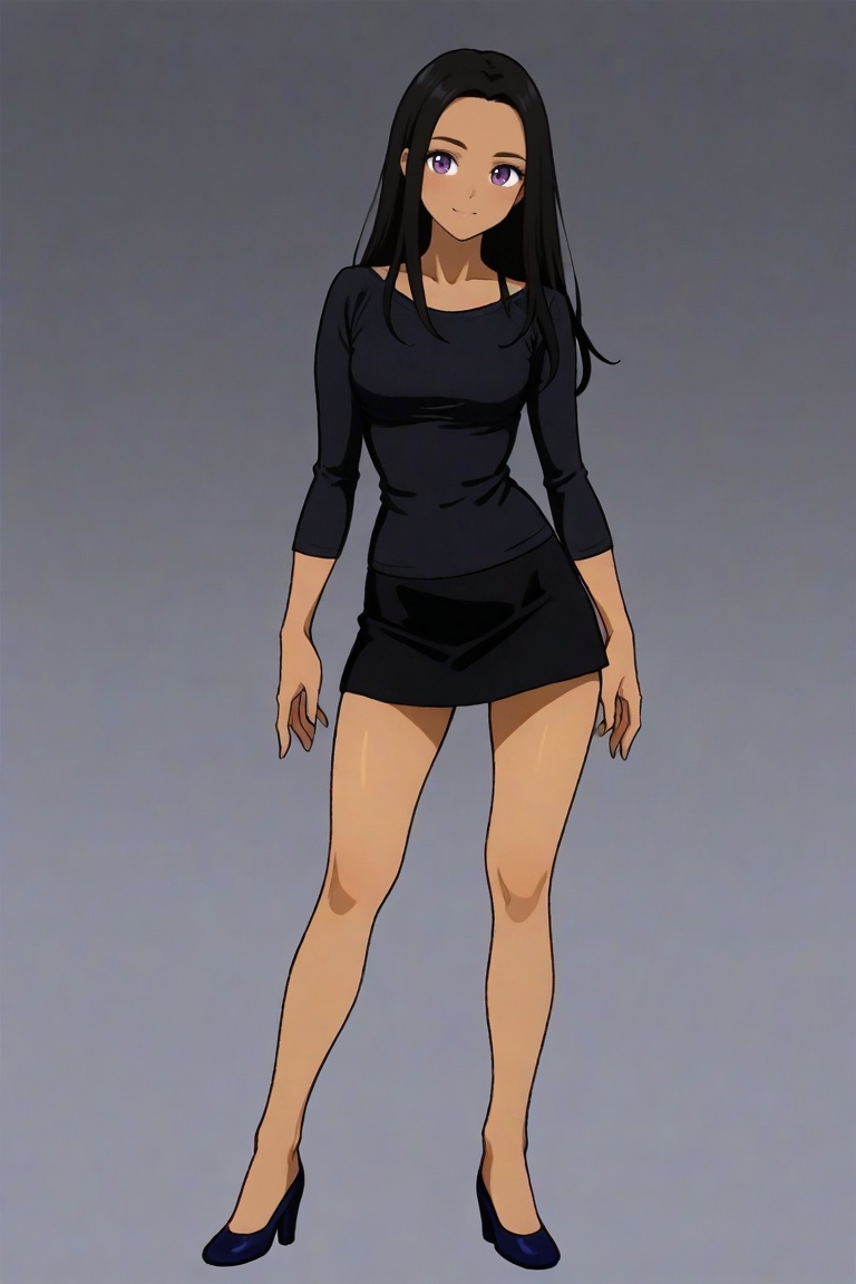 sara_crispino,  dark-skinned female,  black hair on Tensor.Art
