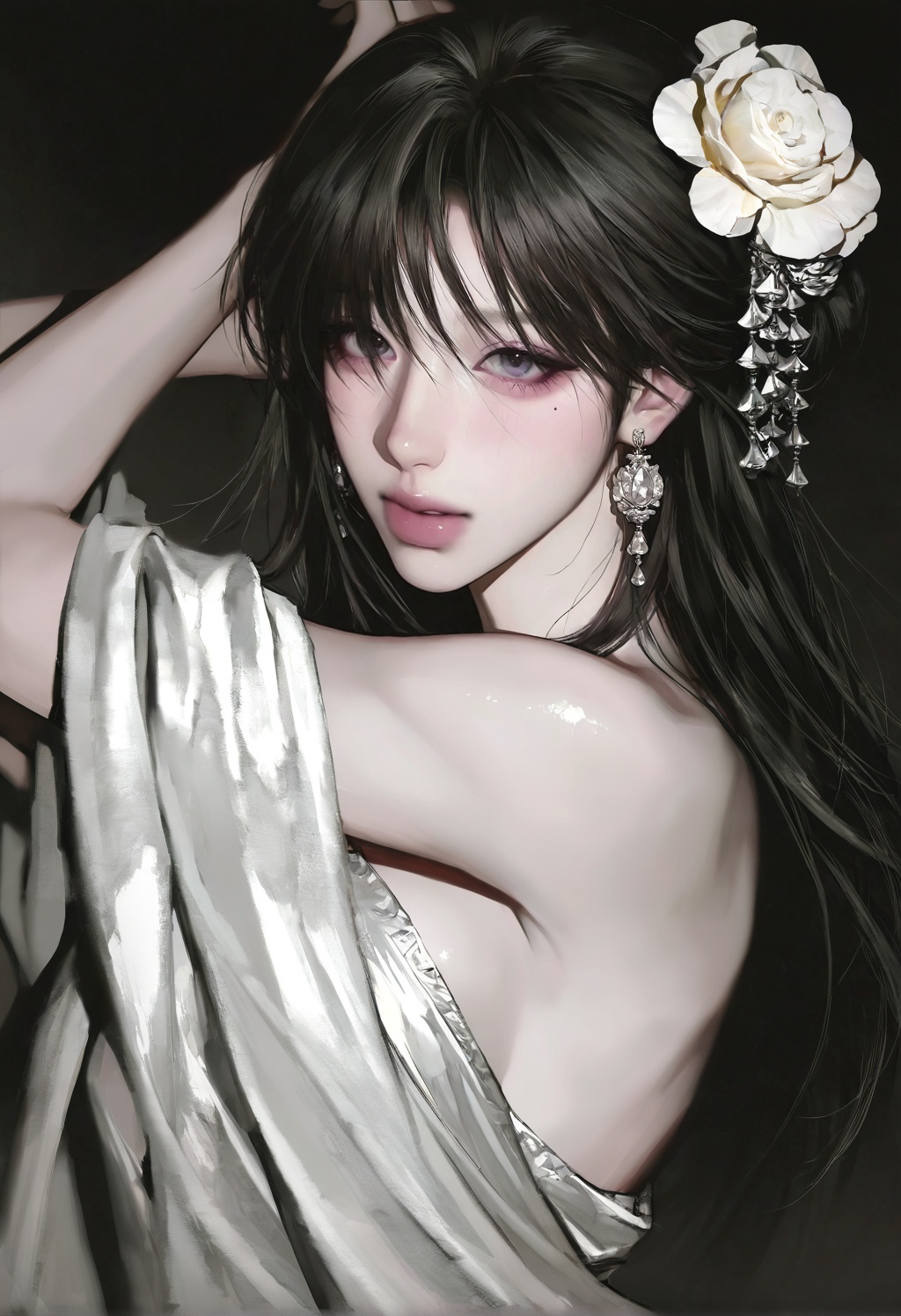1girl,  solo,  long hair on Tensor.Art