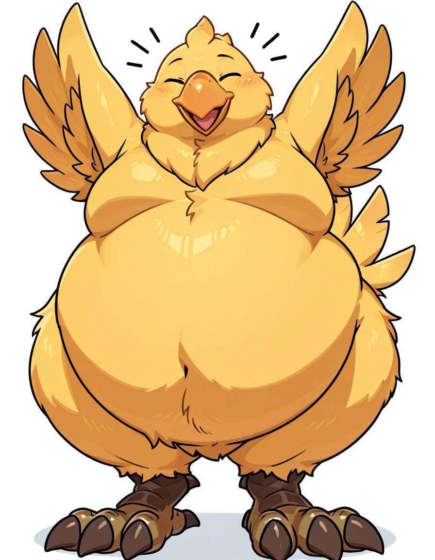 CH0K0-FF,  Fat Chocobo,  chubby on Tensor.Art