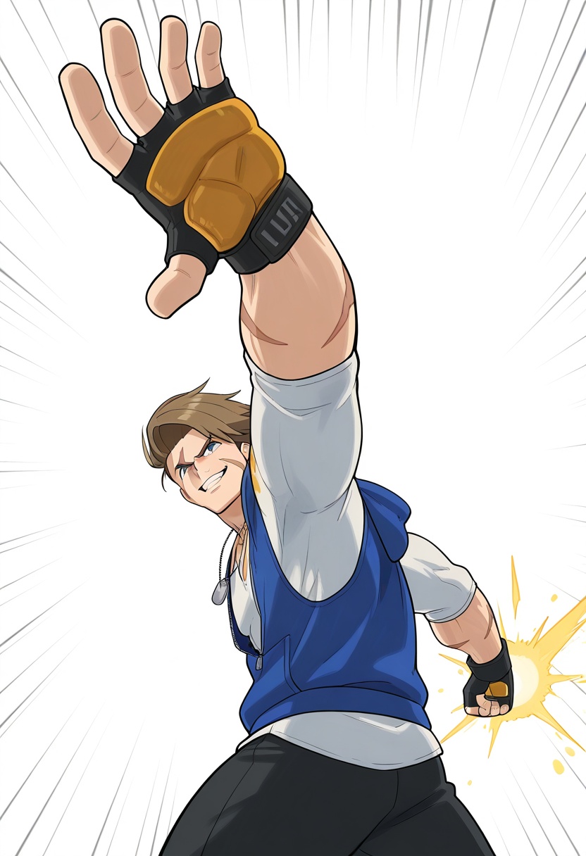gotohandusumashu,  from below,  outstretched arms on Tensor.Art
