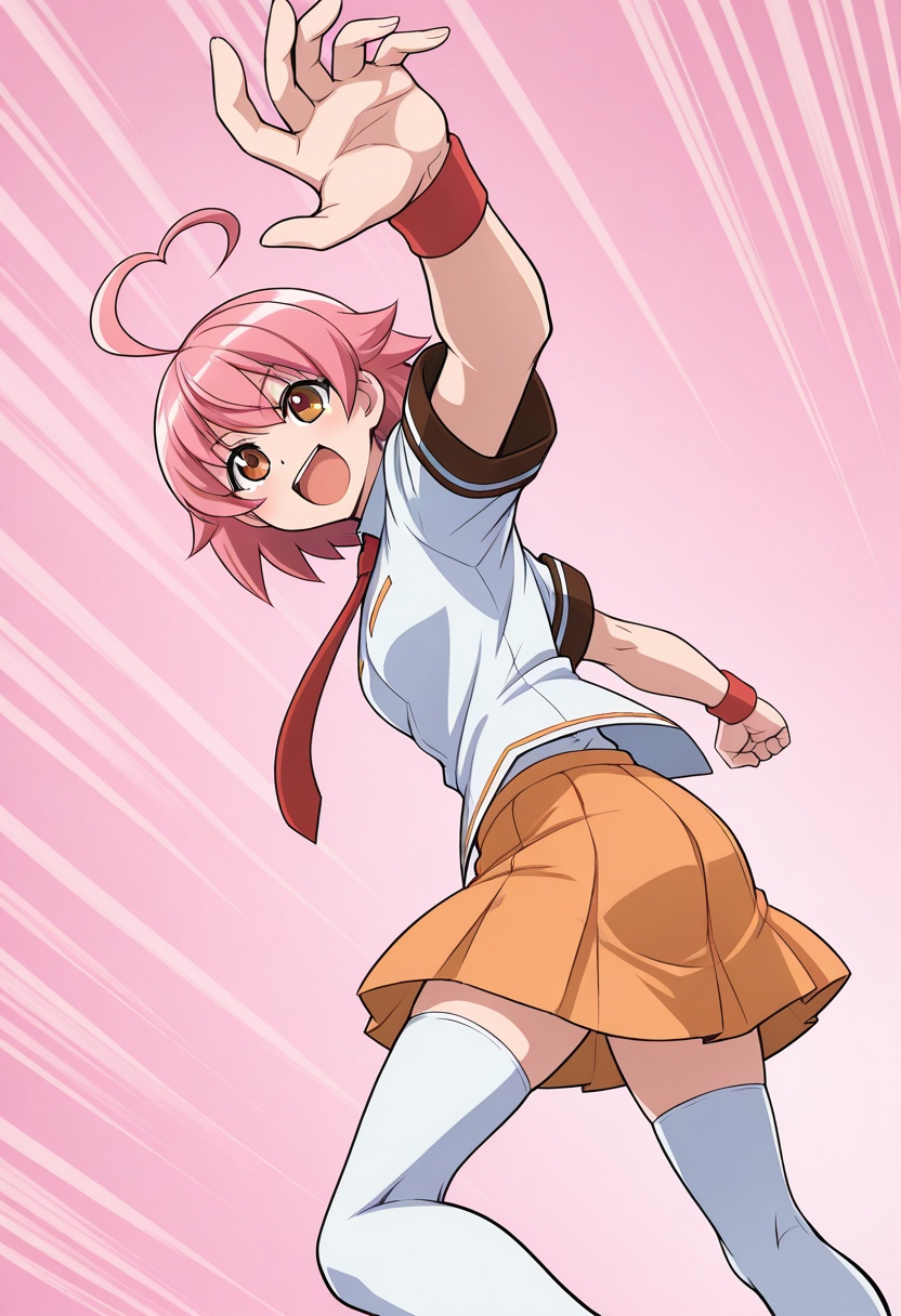 gotohandusumashu,  from below,  outstretched arms on Tensor.Art