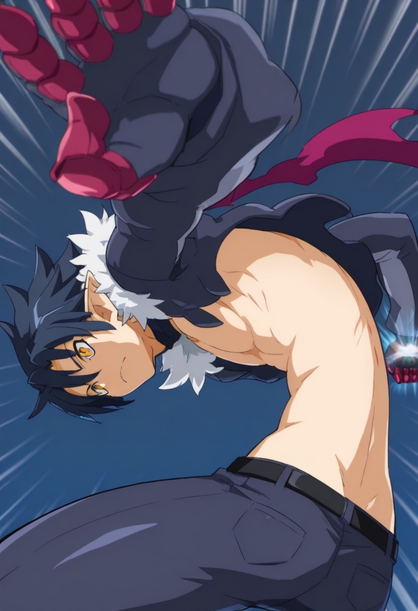 gotohandusumashu,  from below,  outstretched arms on Tensor.Art