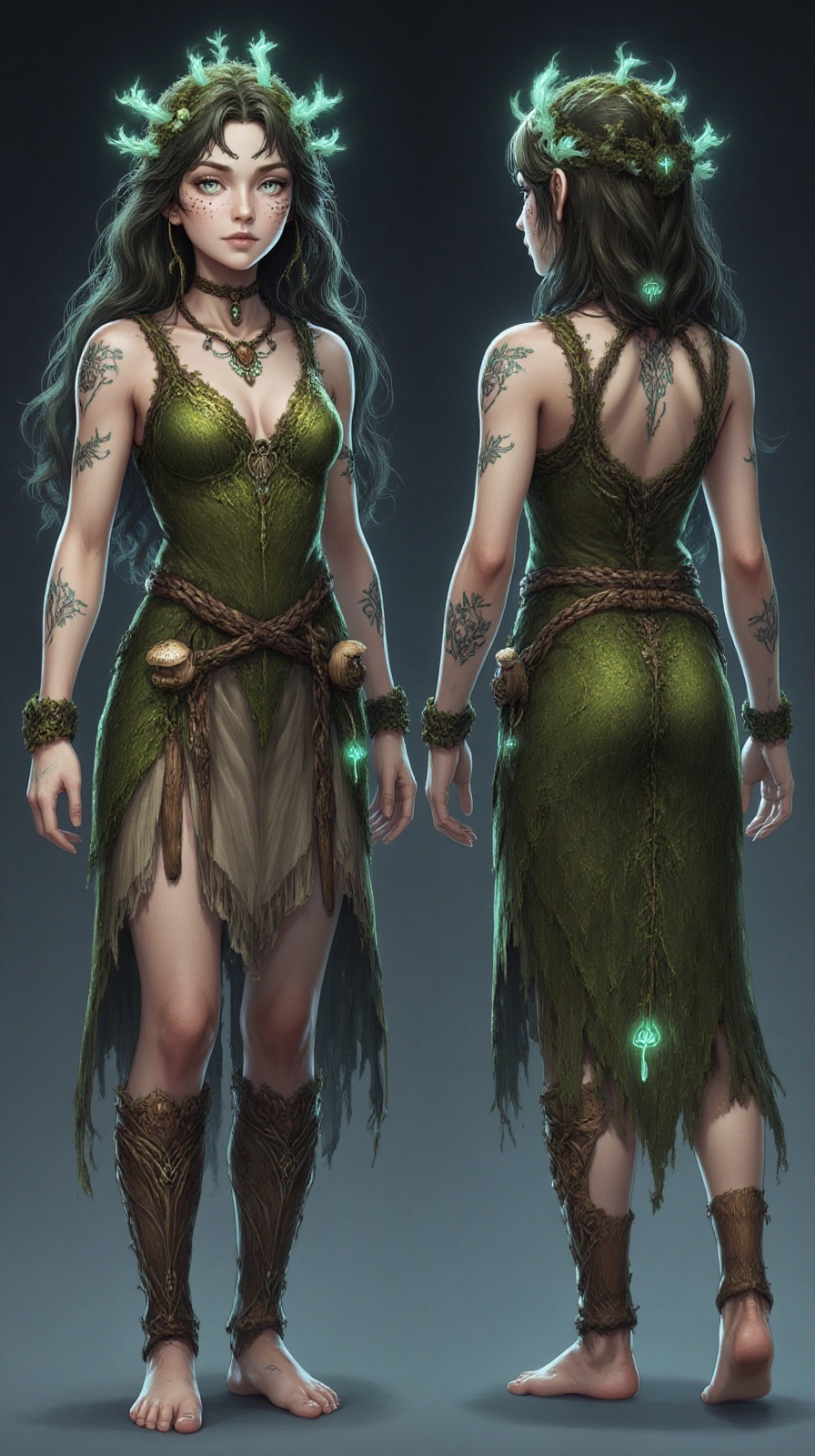 Multiple views,  reference sheet,  concept art on Tensor.Art