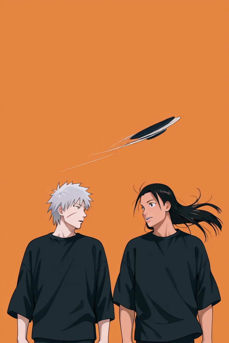 anime screencap,  senju tobirama and senju hashirama-duo couple focus,  black and white_senju tobirama and senju hashirama...