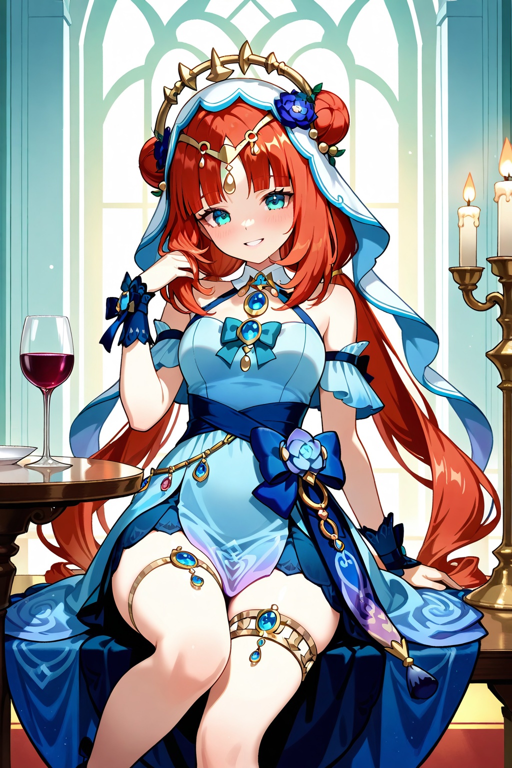 Nilou,  1girl,  solo on Tensor.Art