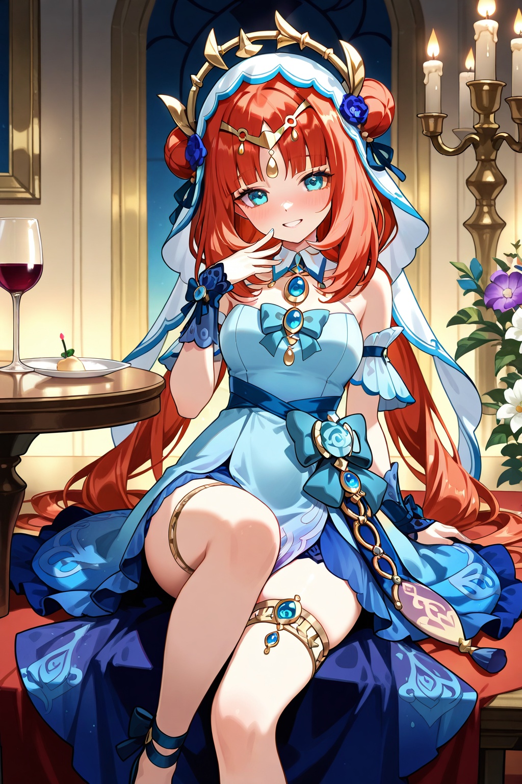 Nilou,  1girl,  solo on Tensor.Art