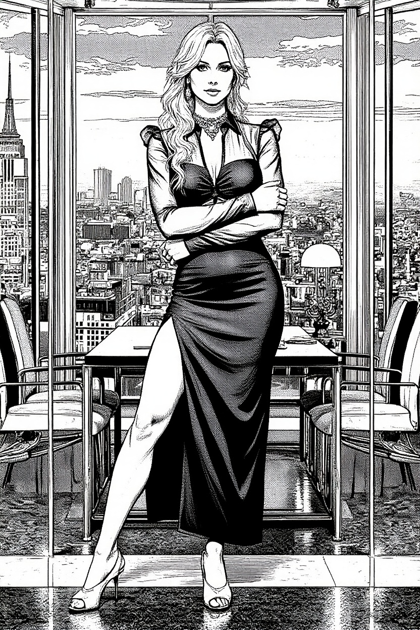 change the style to graphic novel illustration,  include greyscale to soften the tones on Tensor.Art