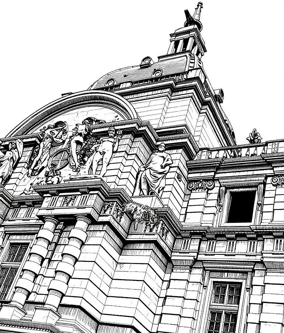 change the style to graphic novel illustration and soften the tones in greyscale on Tensor.Art