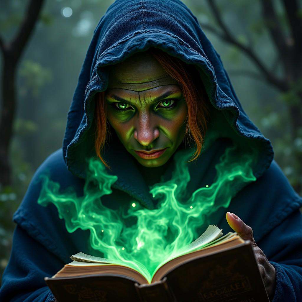 A Realistic+++++ female goblin+++++ with dark green eyes and dark green+++++ scaly+++ skin+++. Her dark green+++++ scaled+...