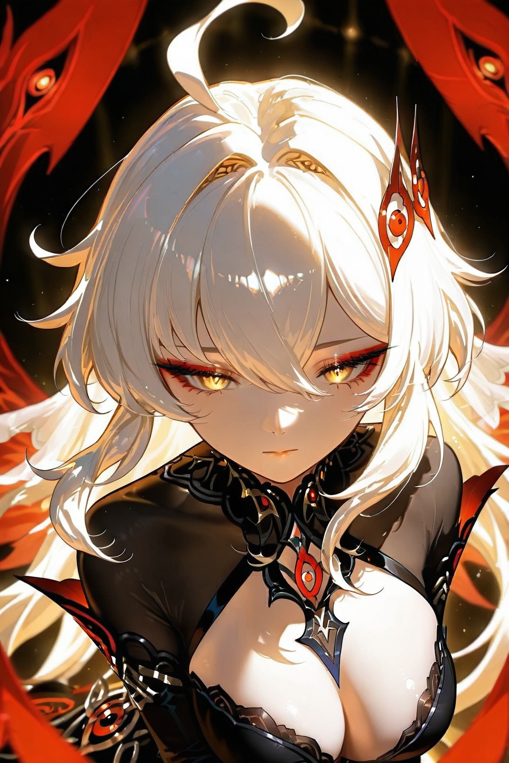 RonovaV1,  breasts,  cleavage on Tensor.Art