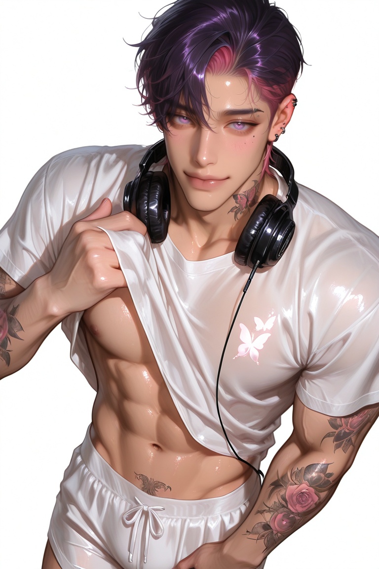 ((1 Male)) ((solo,  A single)),  charming and mysterious. His face is handsome and sharp. He is a handsome man on Tensor.Art