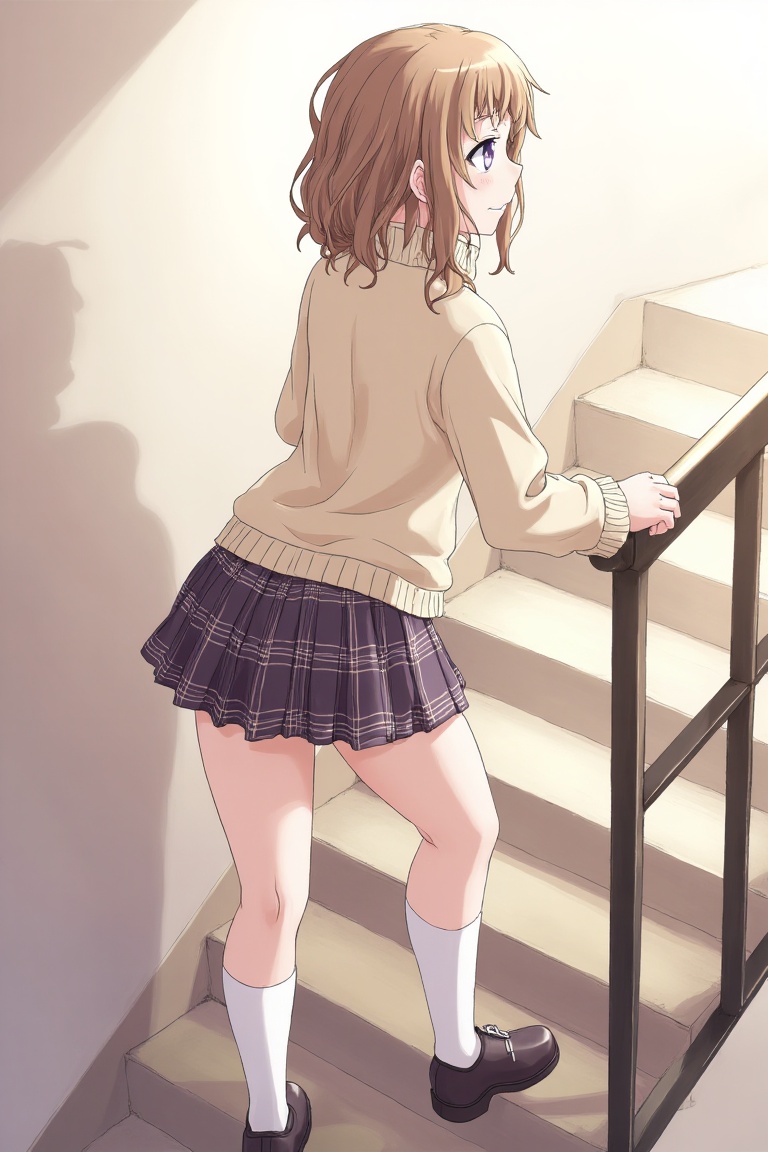 1girl,  solo,  School uniform on Tensor.Art