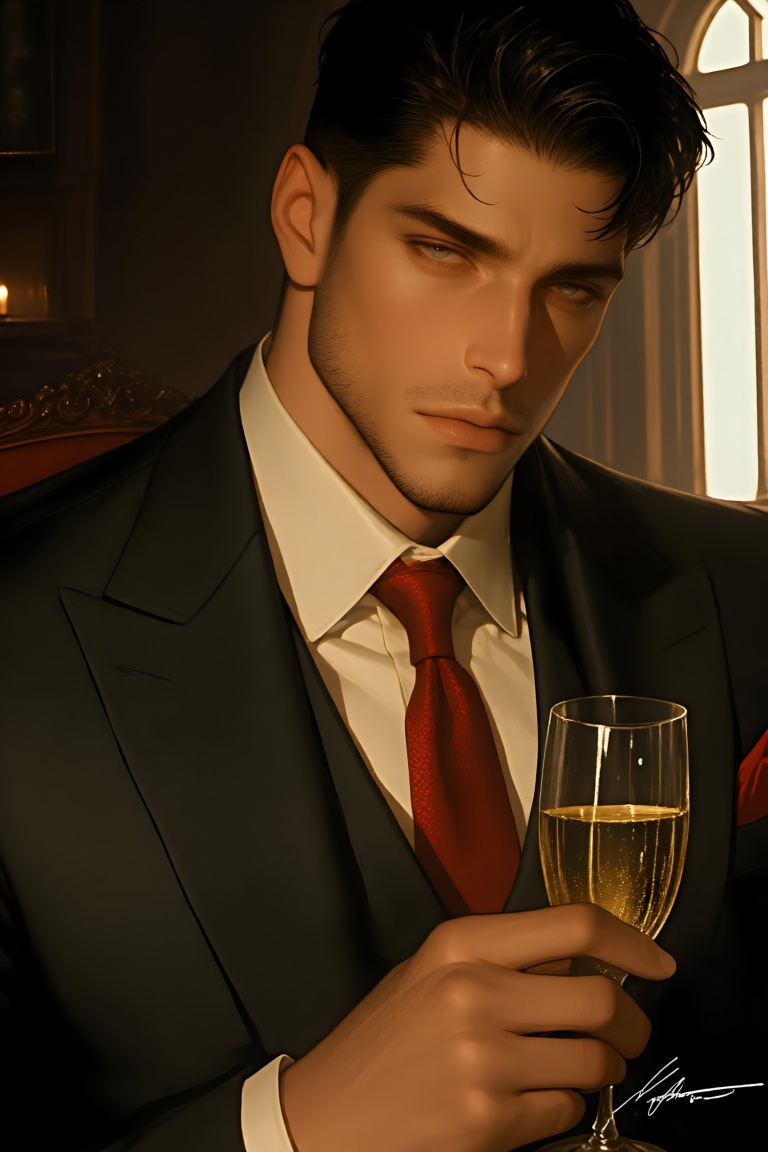 1boy,  mature male,  solo on Tensor.Art