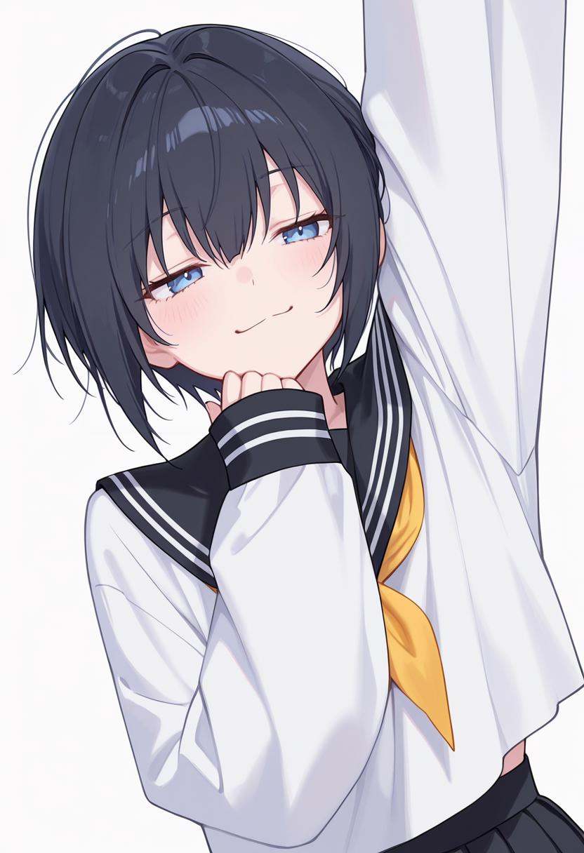 masterpiece,  high quality details,  one arm raised vertically on Tensor.Art