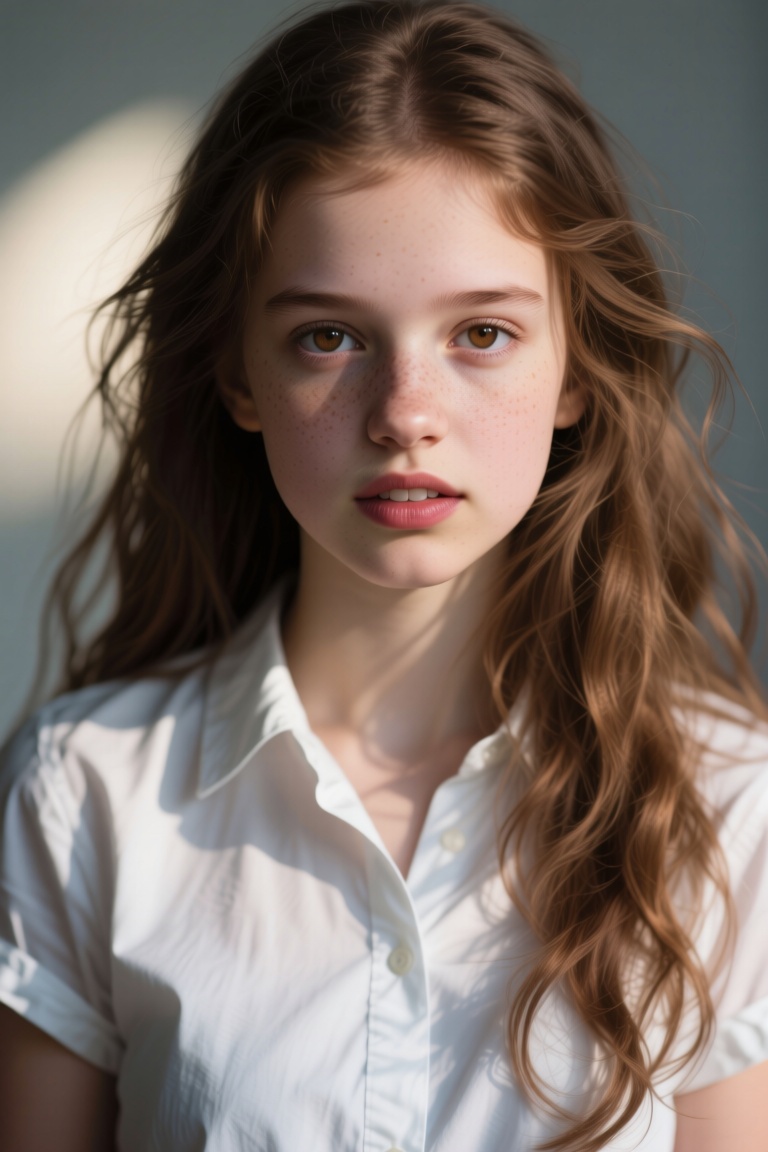 Light and Shadow Portrait,  ,  1girl on Tensor.Art