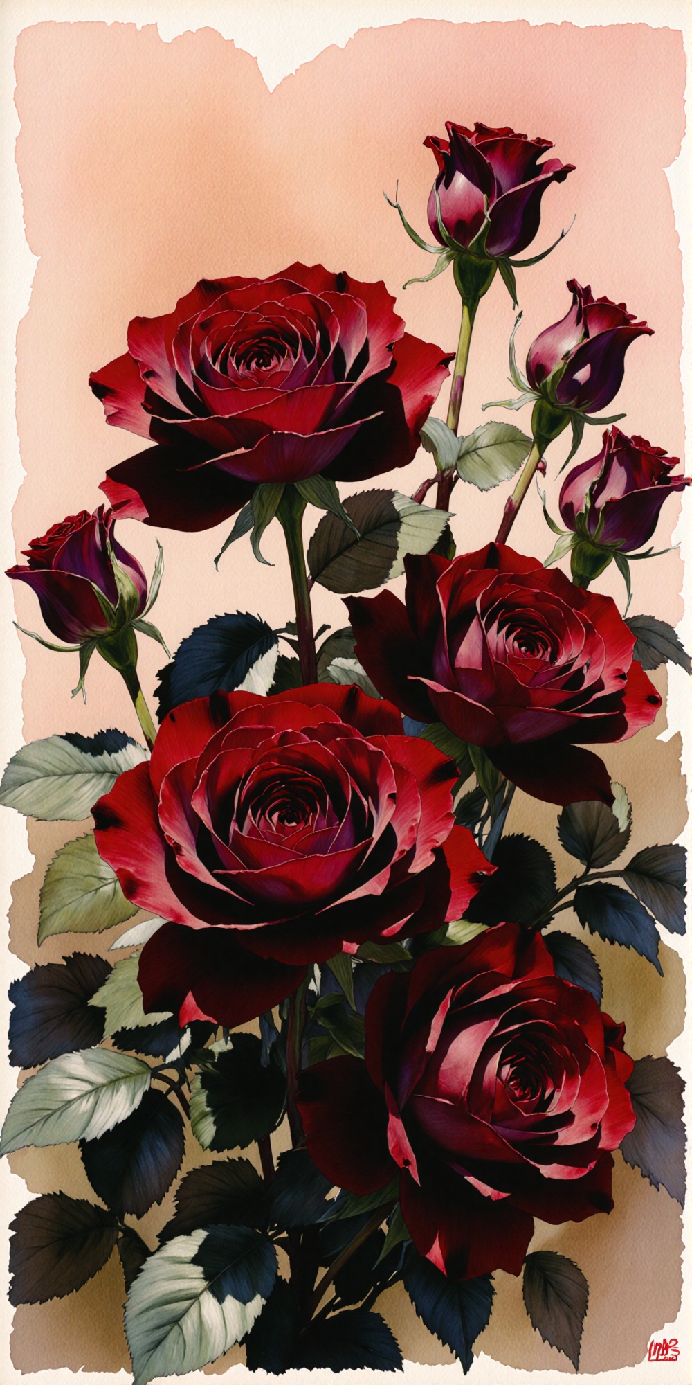 (((Watercolor art,  masterpiece)))_))_))_))_dark palette,  naturalistic colouring on Tensor.Art