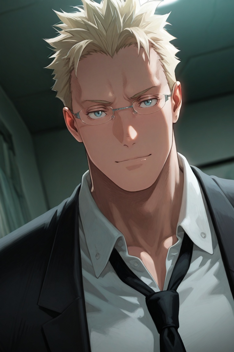 anime screencap,  solo,  male focus on Tensor.Art