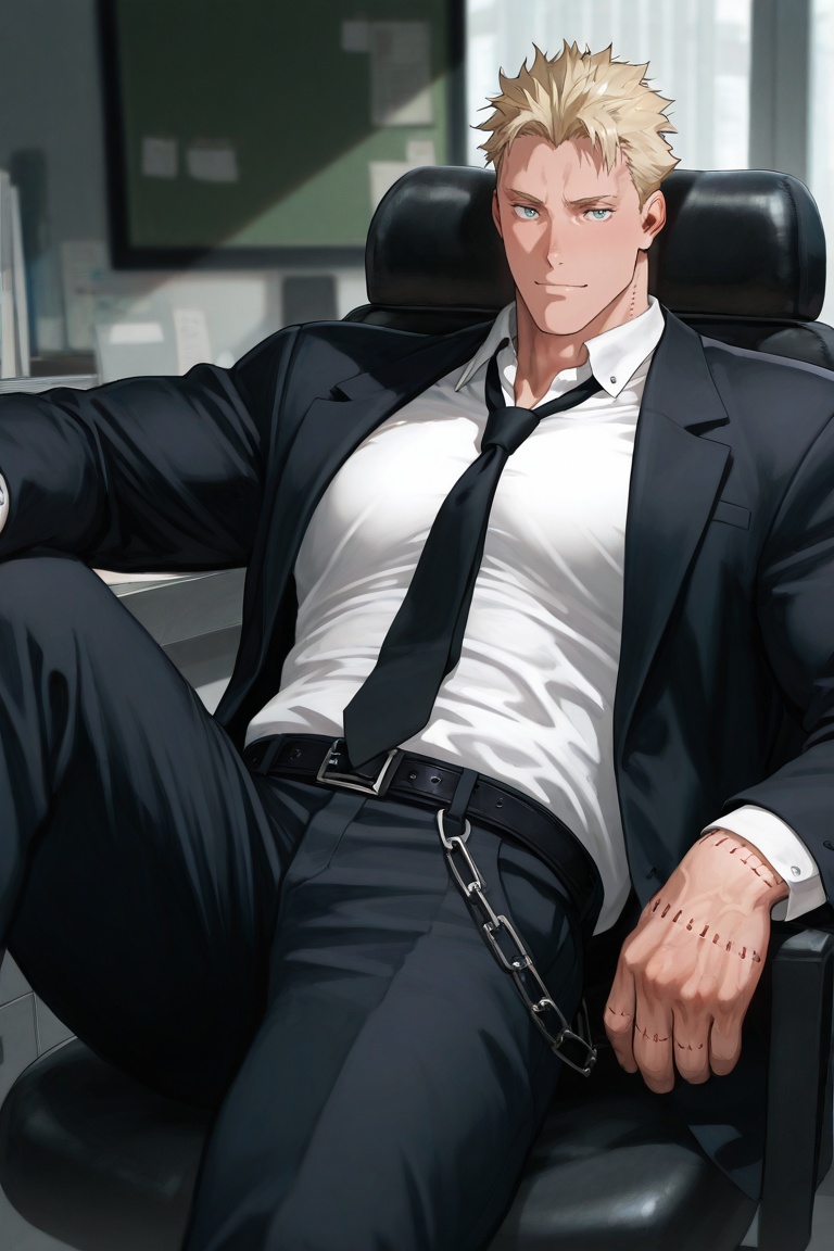 anime screencap,  solo,  male focus on Tensor.Art