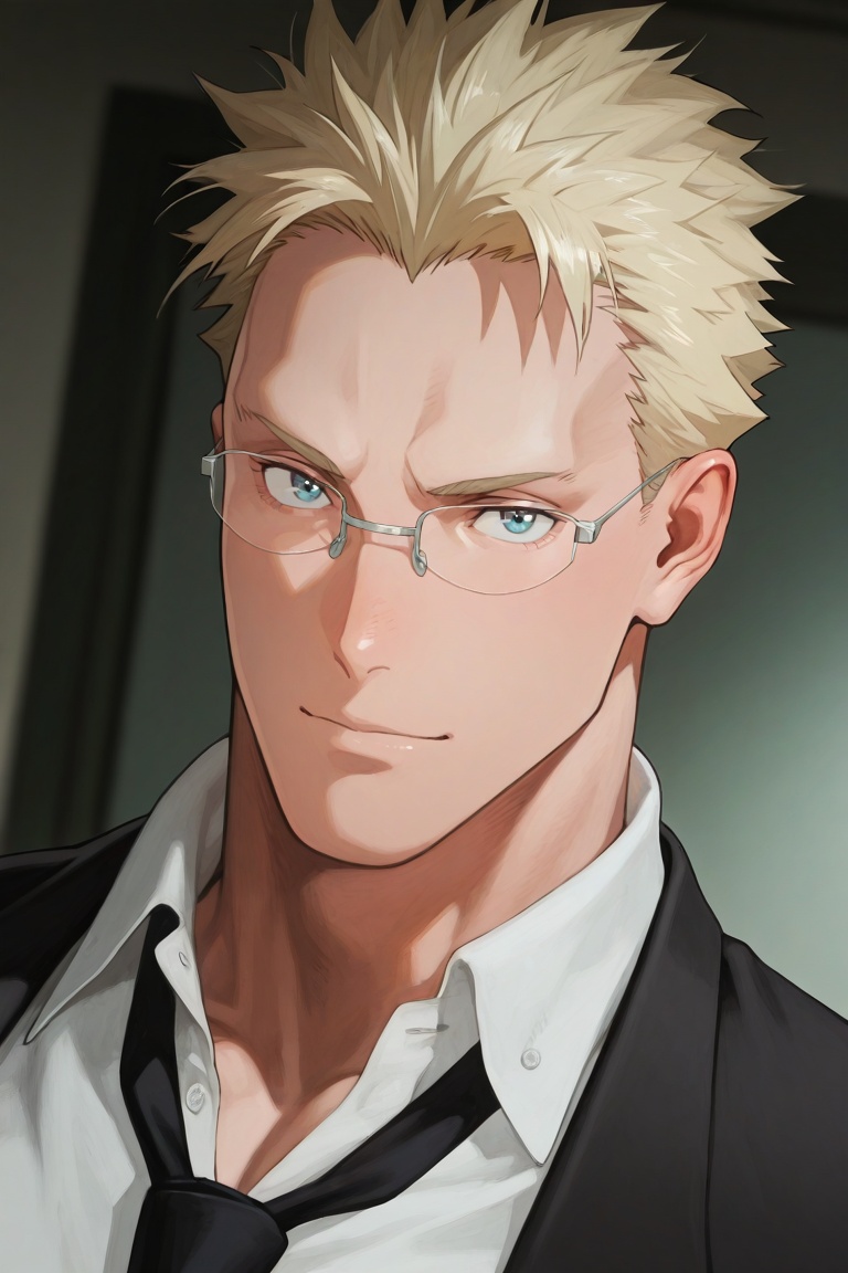 anime screencap,  solo,  male focus on Tensor.Art
