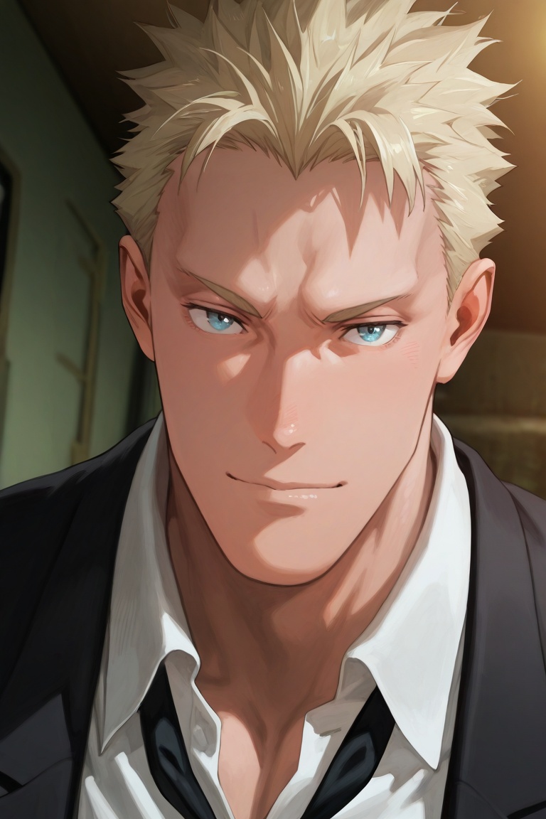 anime screencap,  solo,  male focus on Tensor.Art