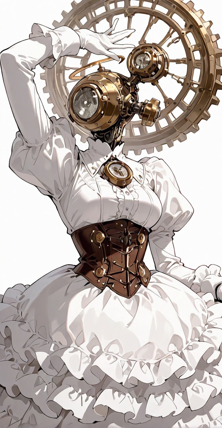 1girl,  solo,  simple background on Tensor.Art