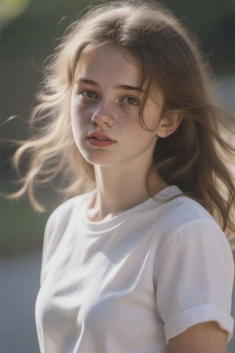Light and Shadow Portrait,  ,  1girl on Tensor.Art