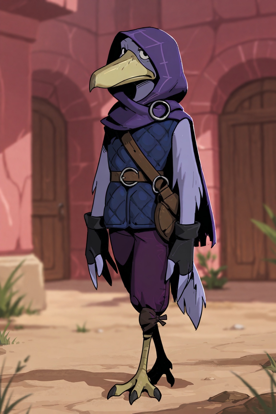 volepain,  black eyes,  bird boy on Tensor.Art