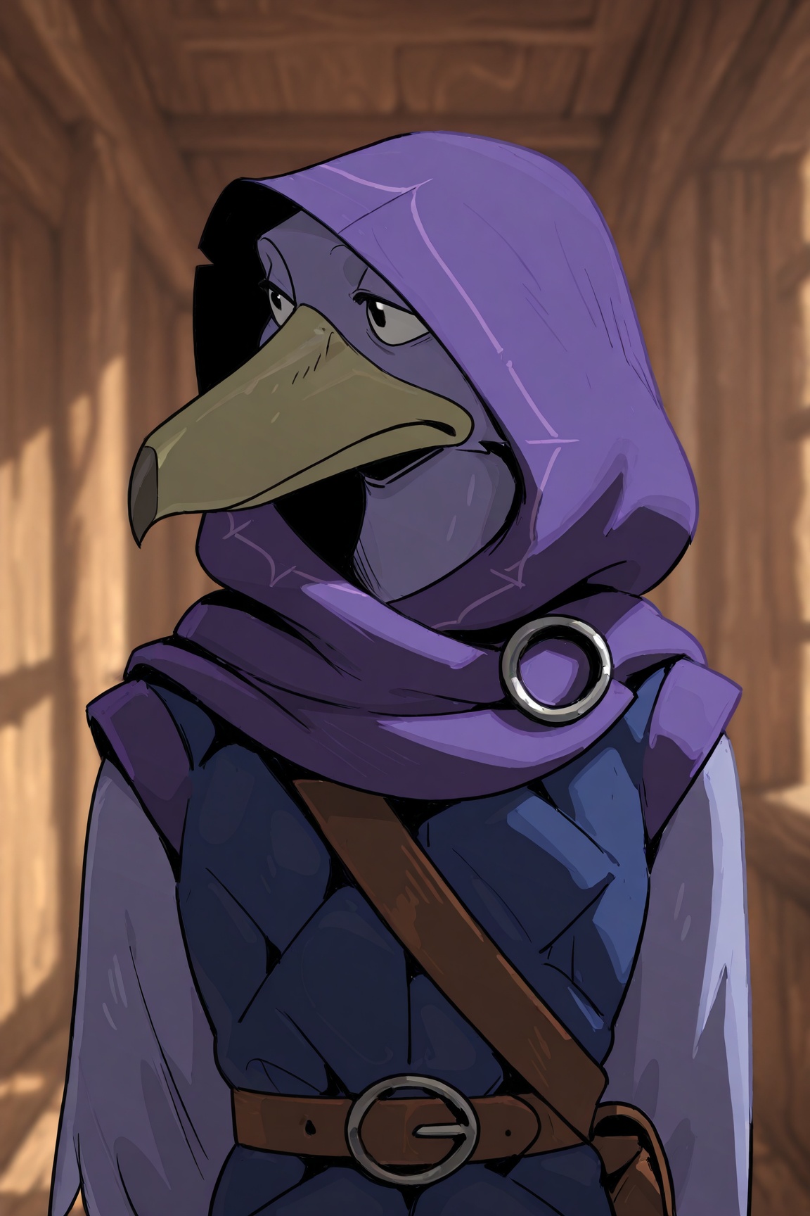 volepain,  black eyes,  bird boy on Tensor.Art