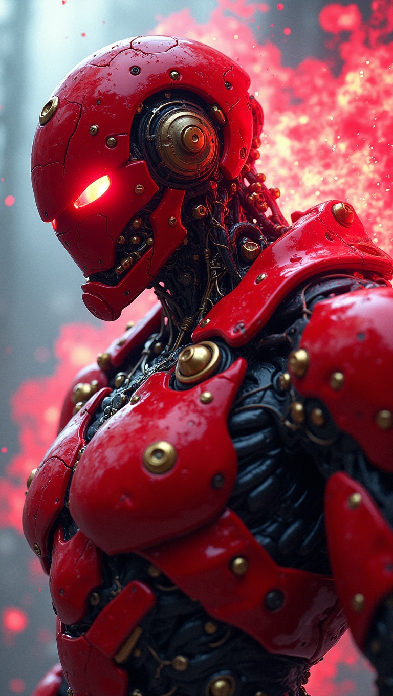 high-detail anime style,  sci-fi mecha design,  dramatic lighting on Tensor.Art