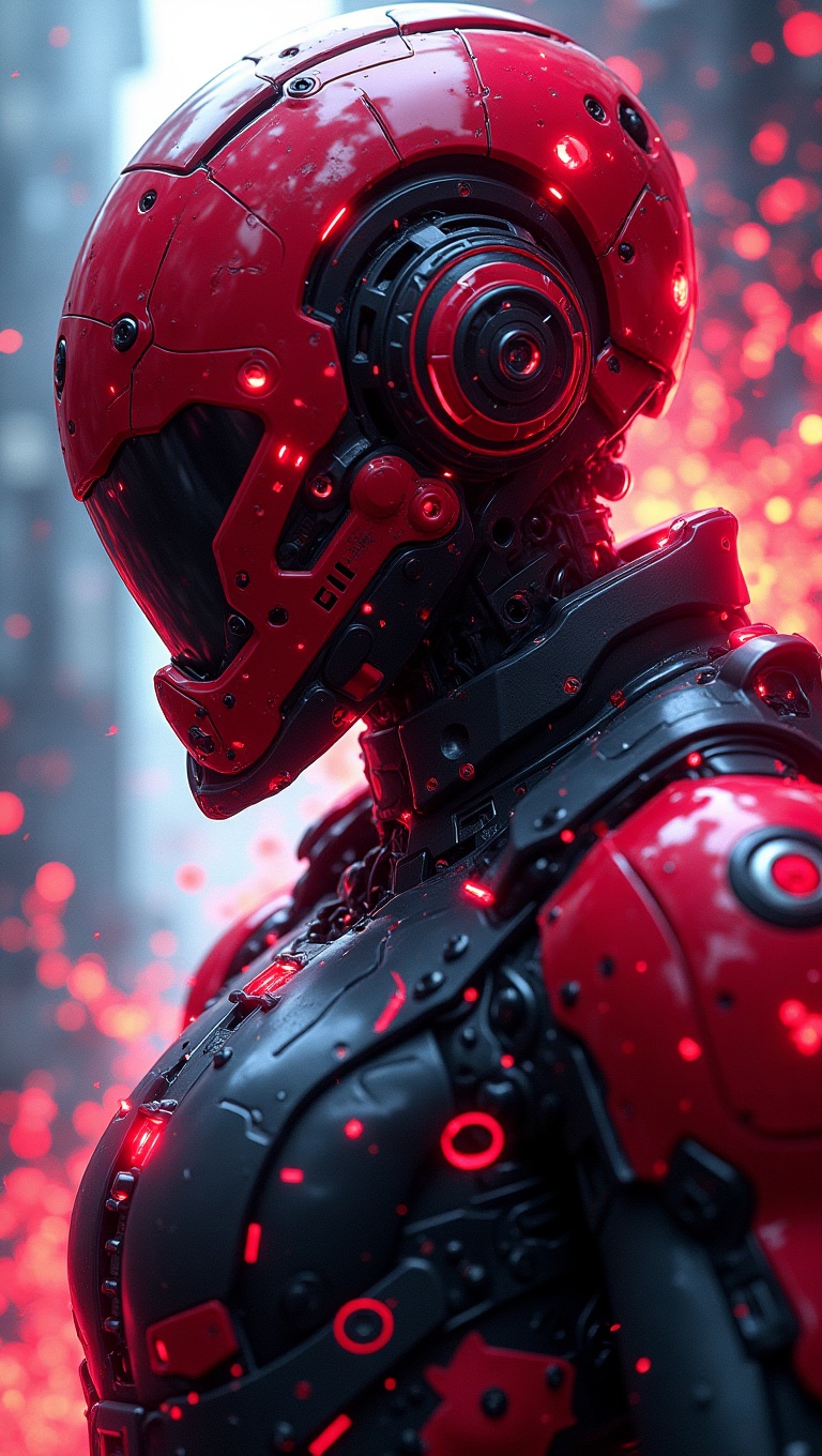 high-detail anime style,  sci-fi mecha design,  dramatic lighting on Tensor.Art