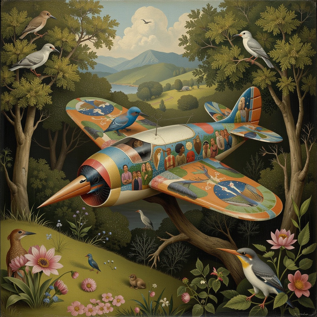 1 Kingfisher-shaped aircraft,  photo realistic.,  Bosch on Tensor.Art