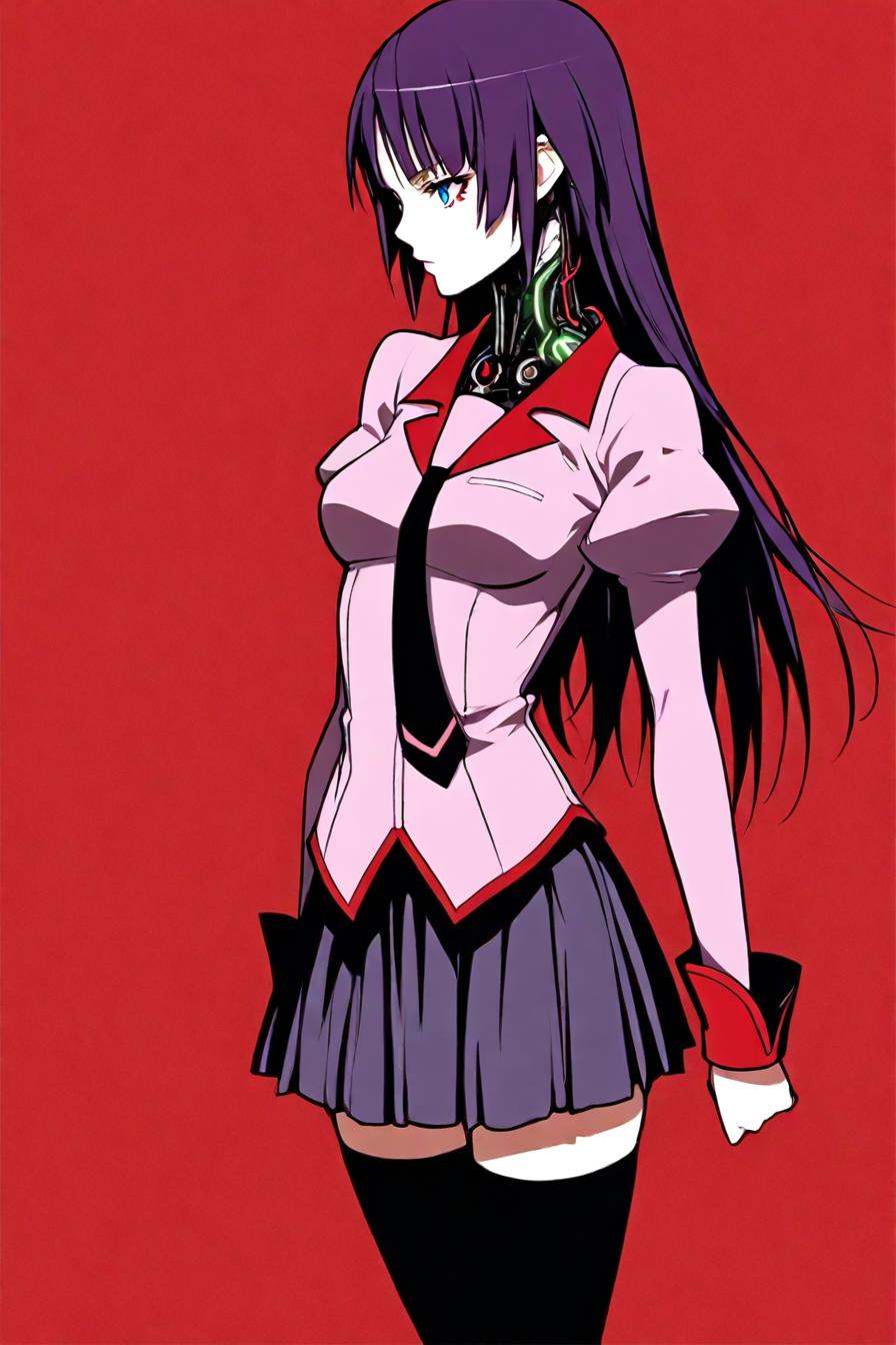 hitagi senjougahara,  bangs,  long hair on Tensor.Art