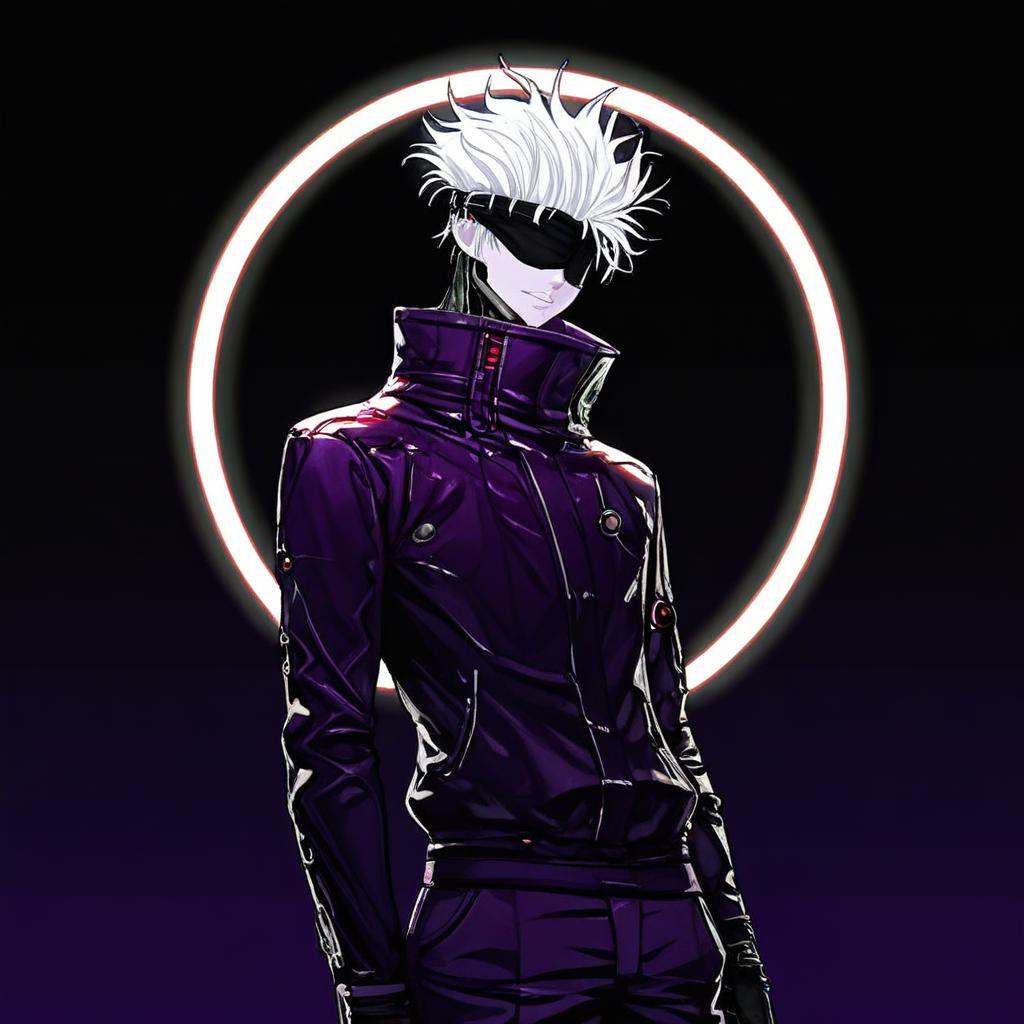 neon_oni_cyberpunk ,  1boy,  solo on Tensor.Art