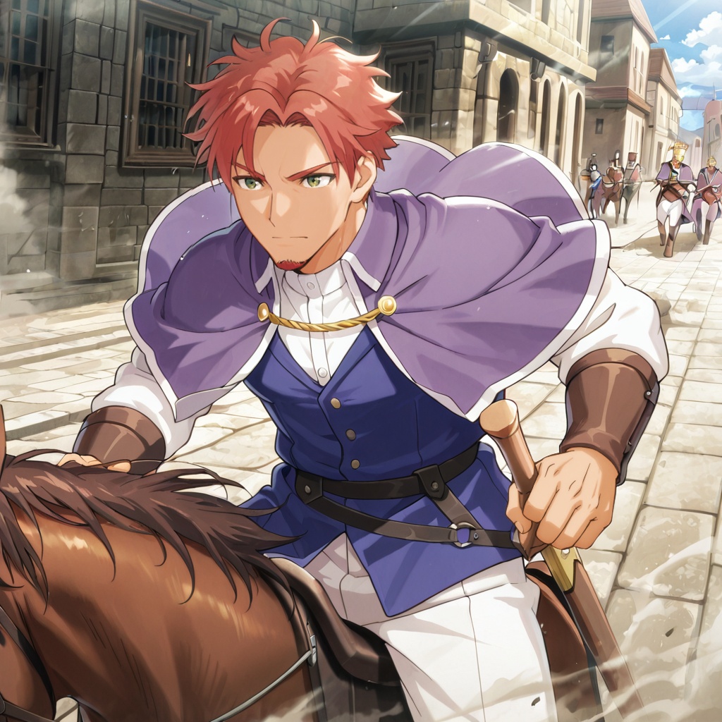 Adolf,  short hair,  red hair on Tensor.Art