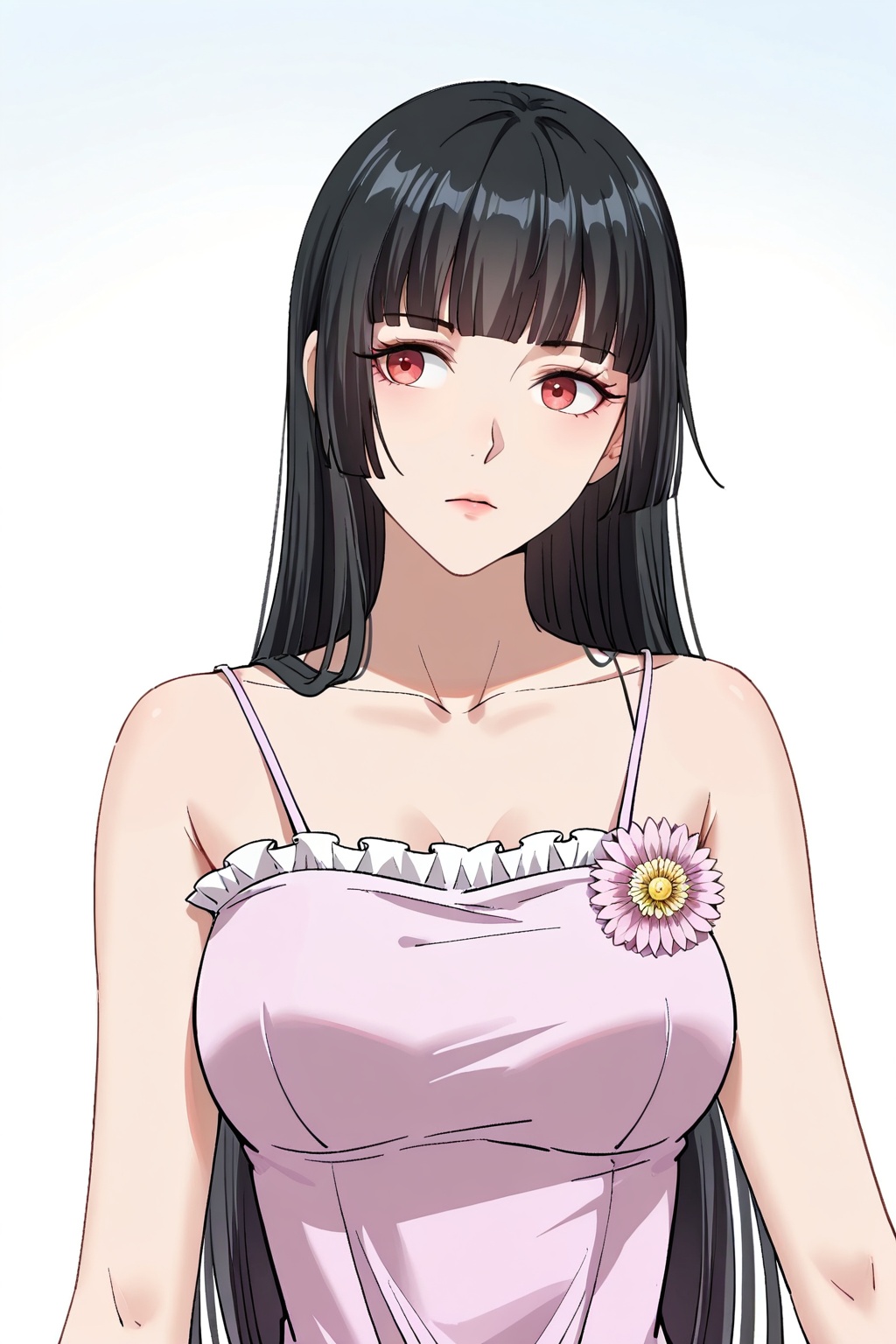 Xiaolan_outfit,  pink dress,  sleeveless dress on Tensor.Art