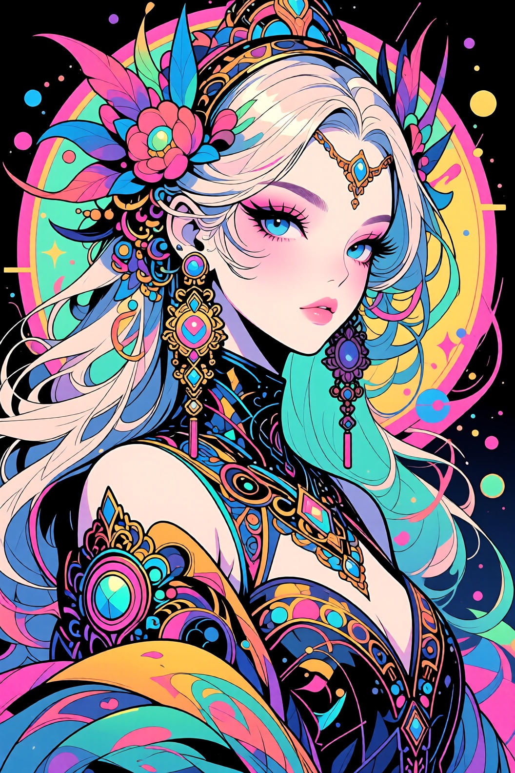 anime,  manga,  outline art on Tensor.Art