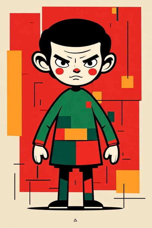 Bruce lee,  cartoon,  doll on Tensor.Art