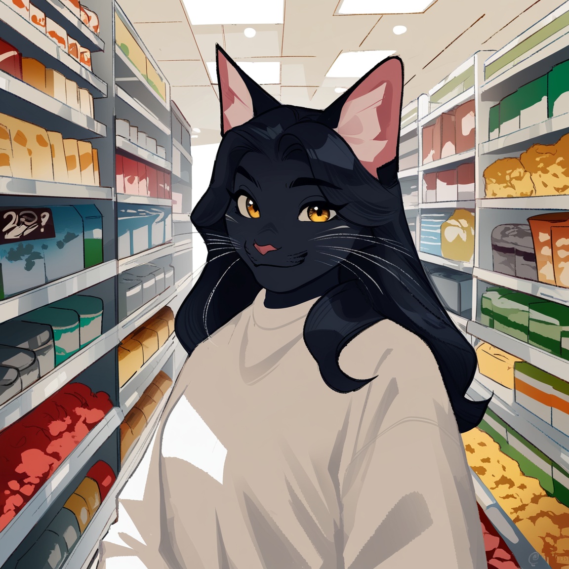 Itymnro,  domestic cat,  felid on Tensor.Art
