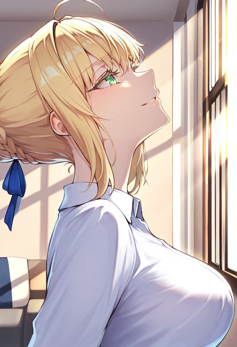 0m0t1,  1girl,  large breasts on Tensor.Art