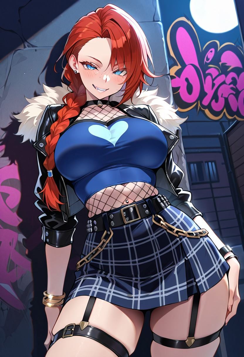 0m0t1,  1girl,  large breasts on Tensor.Art