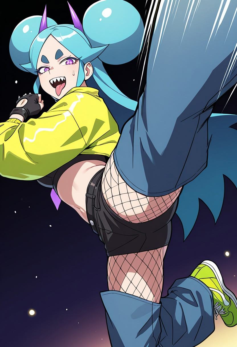 1girl,  (shr1mb4ll,  double bun on Tensor.Art