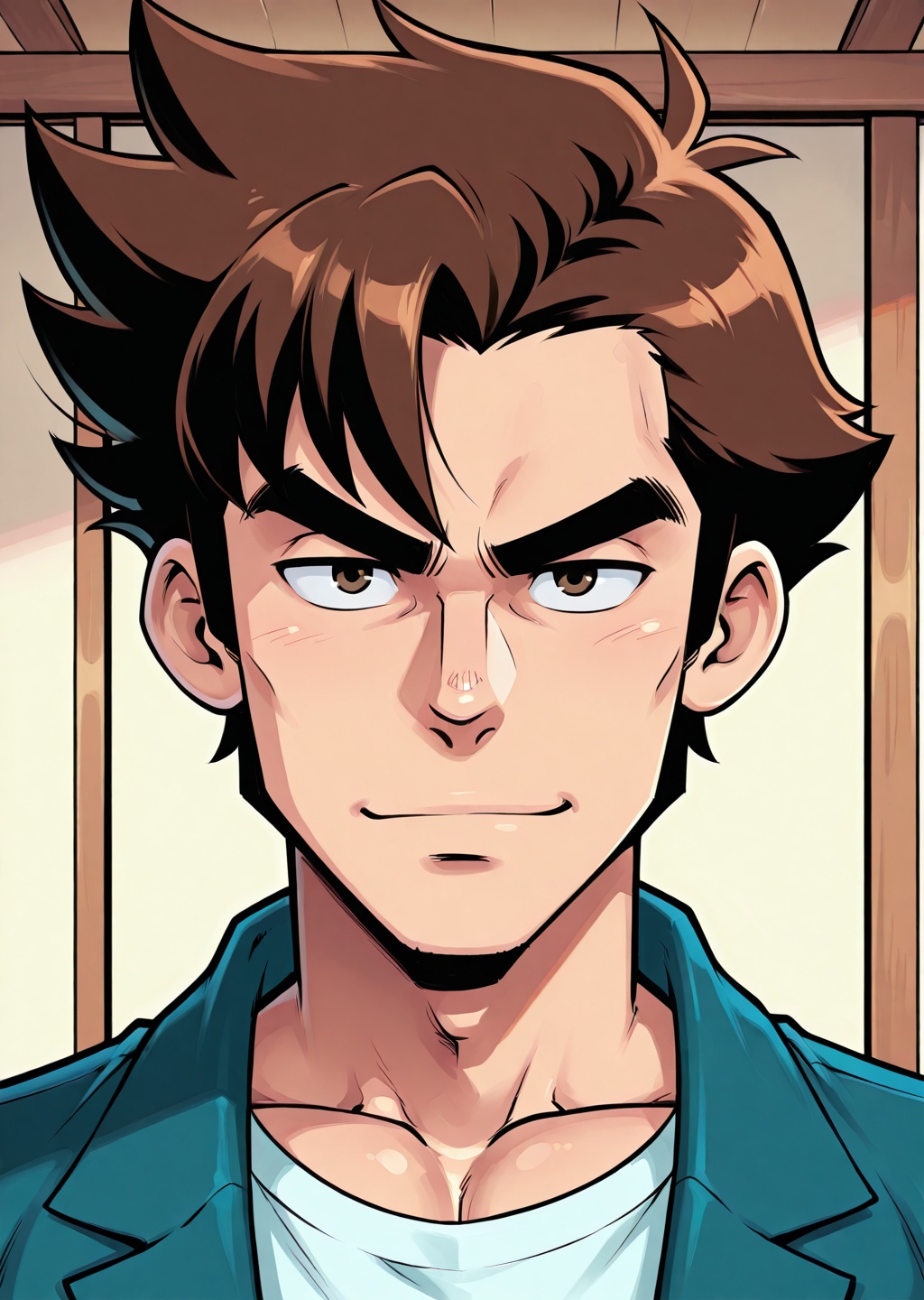 male,  handsome,  anime style on Tensor.Art